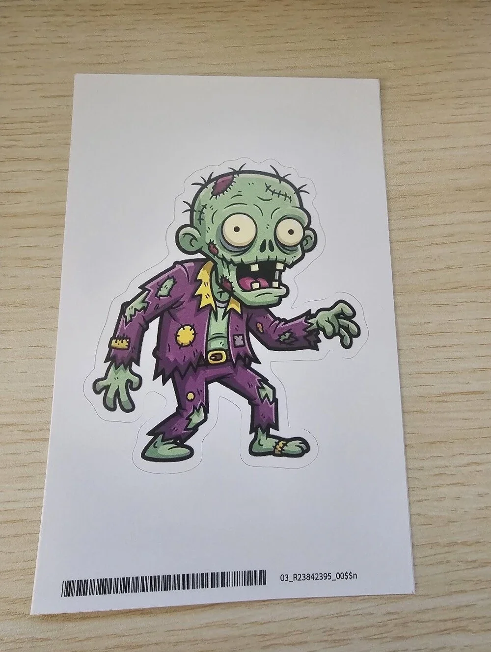 Zombie Vinyl Sticker Decal Spooky Humor Creepy Cute 4